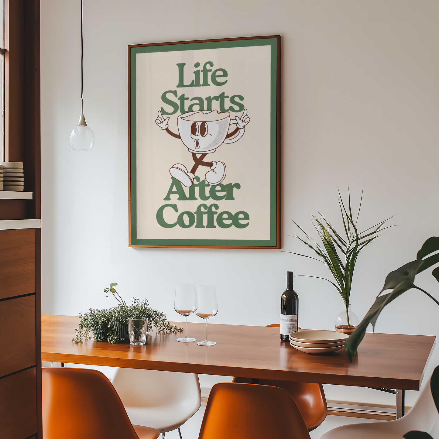 Life Starts After Coffee Print - BYHONEYSTUDIOS