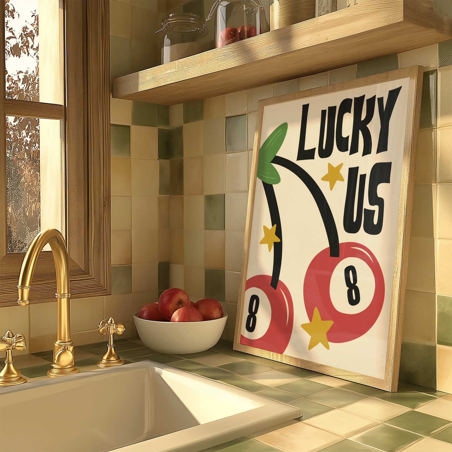 Lucky Us Print - BYHONEYSTUDIOS