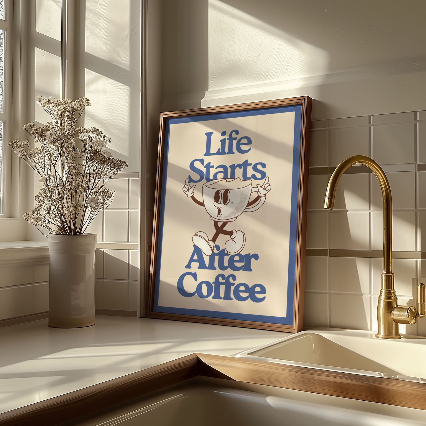 Life Starts After Coffee Print - BYHONEYSTUDIOS