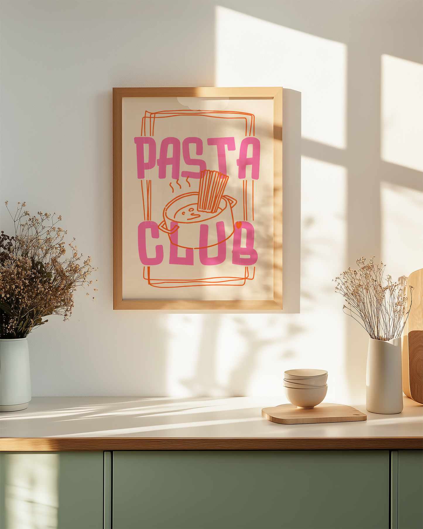 Pasta Club Print - BYHONEYSTUDIOS