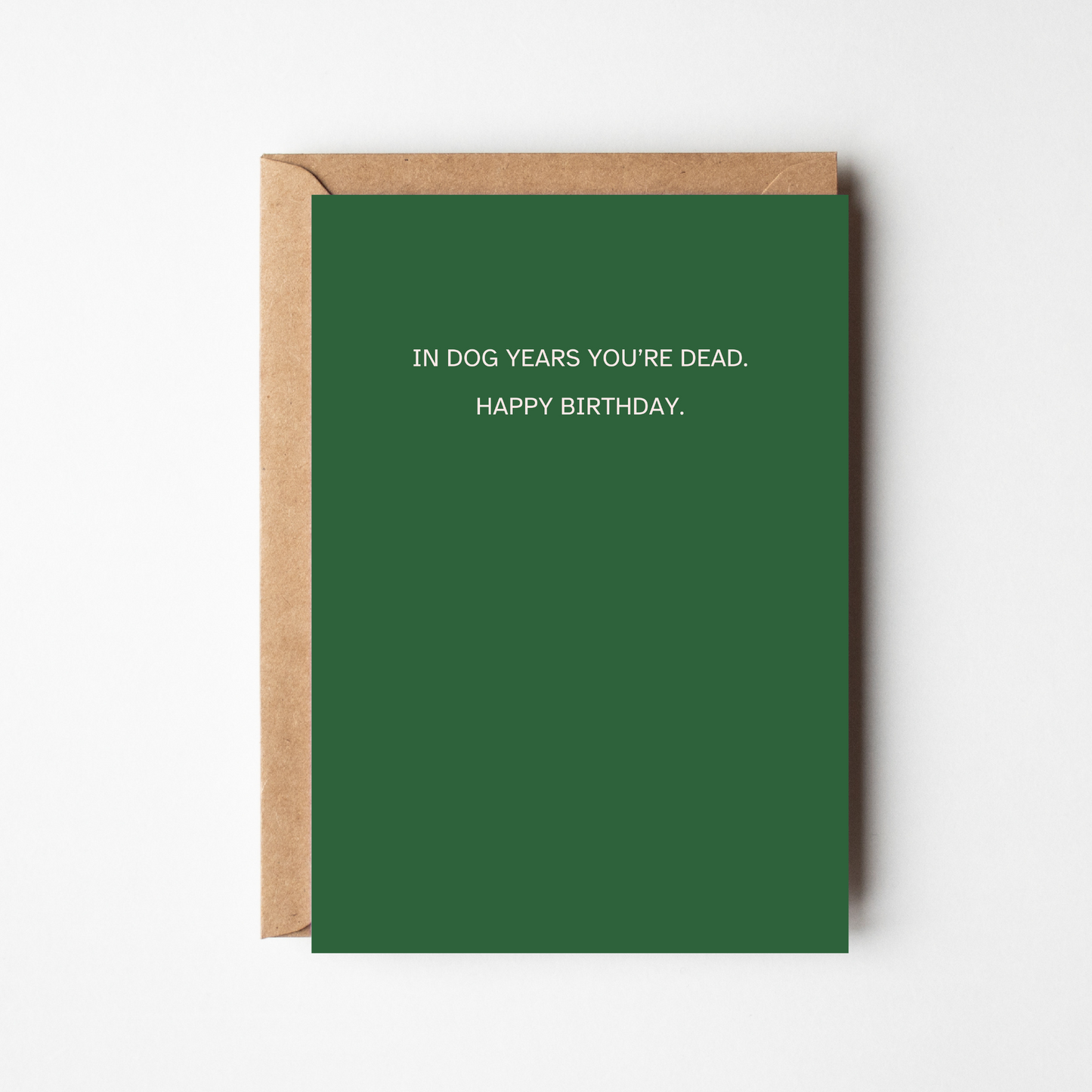A6 Dog Years Birthday Card