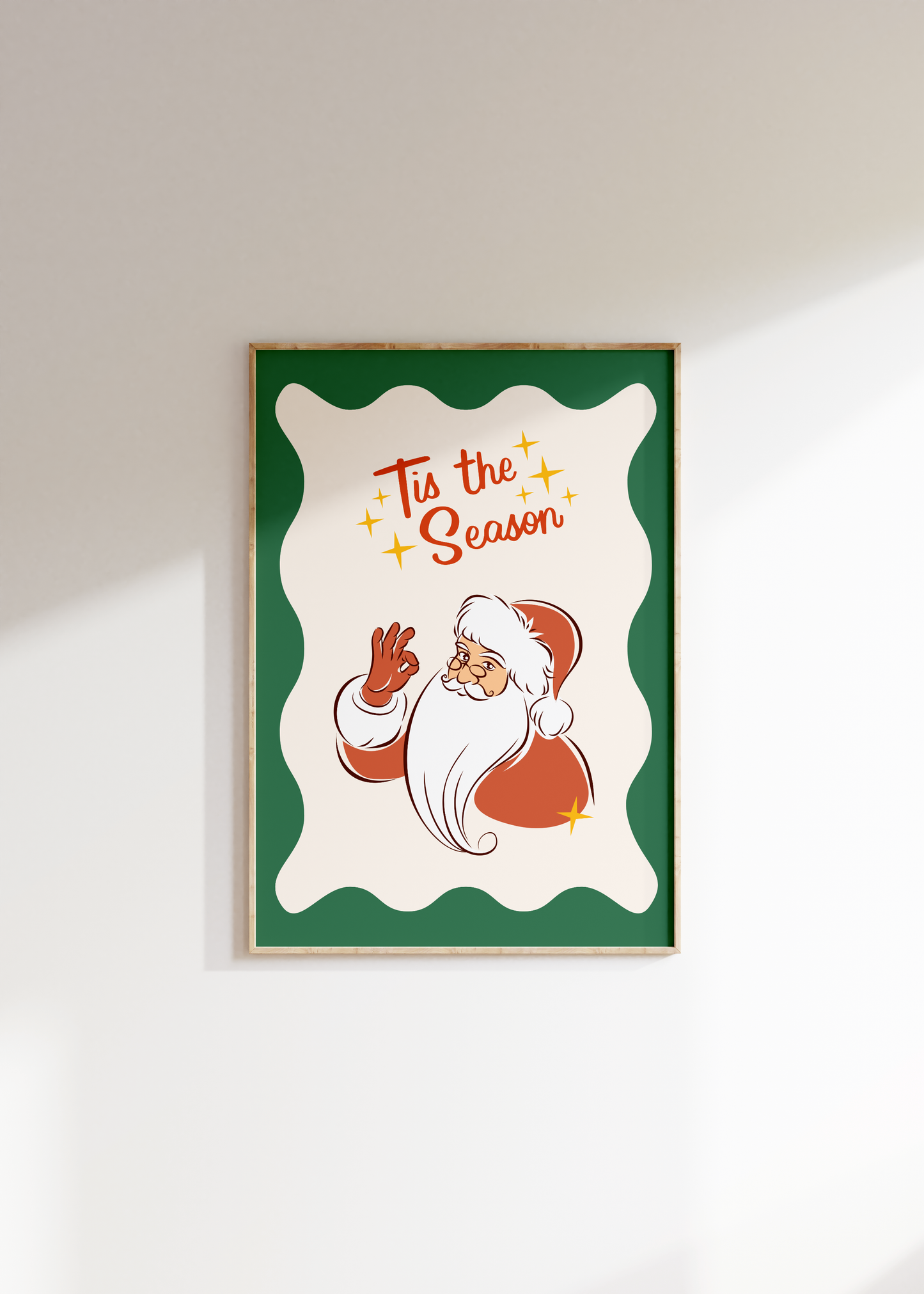 Tis The Season Christmas Print - BYHONEYSTUDIOS