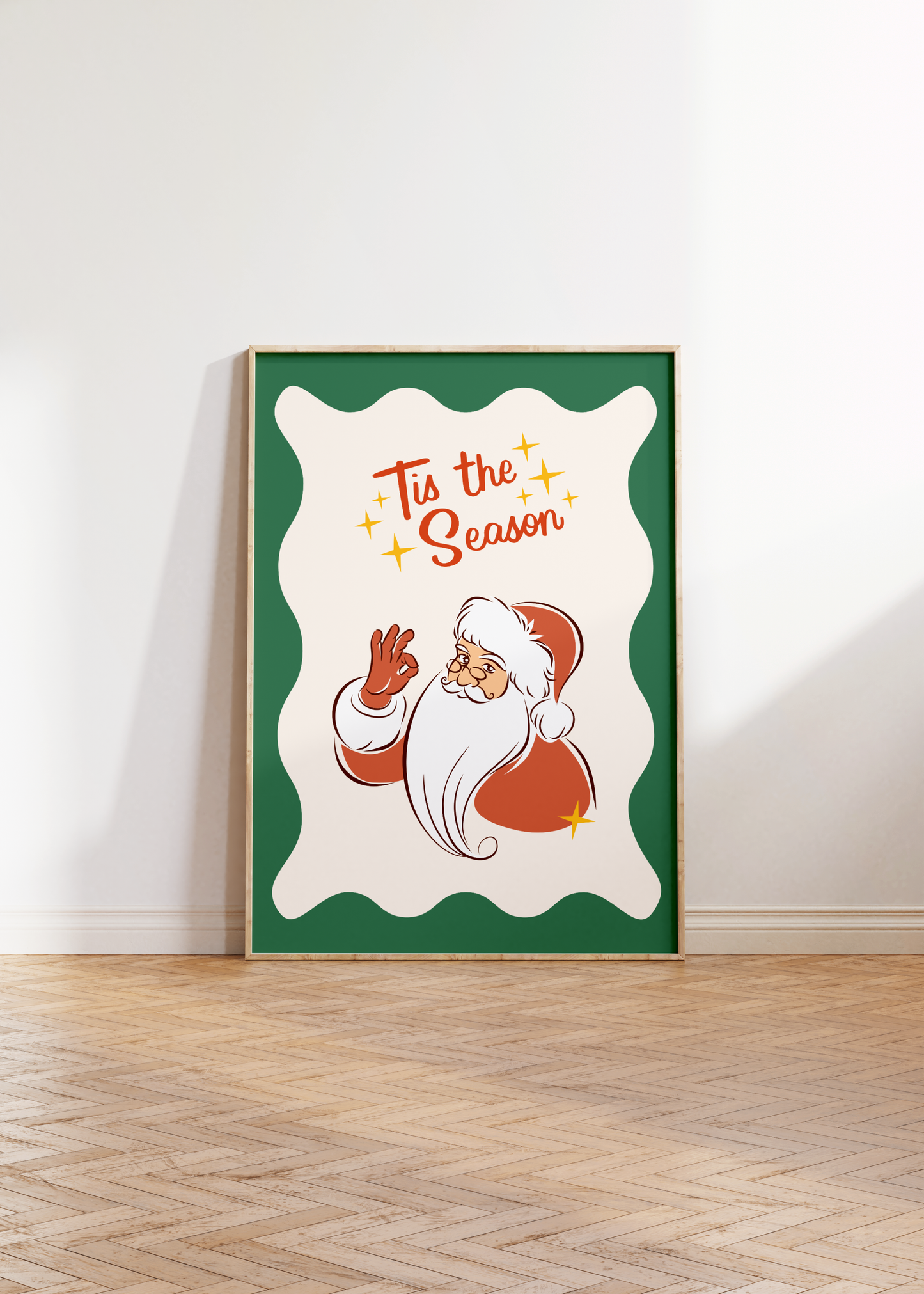 Tis The Season Christmas Print - BYHONEYSTUDIOS