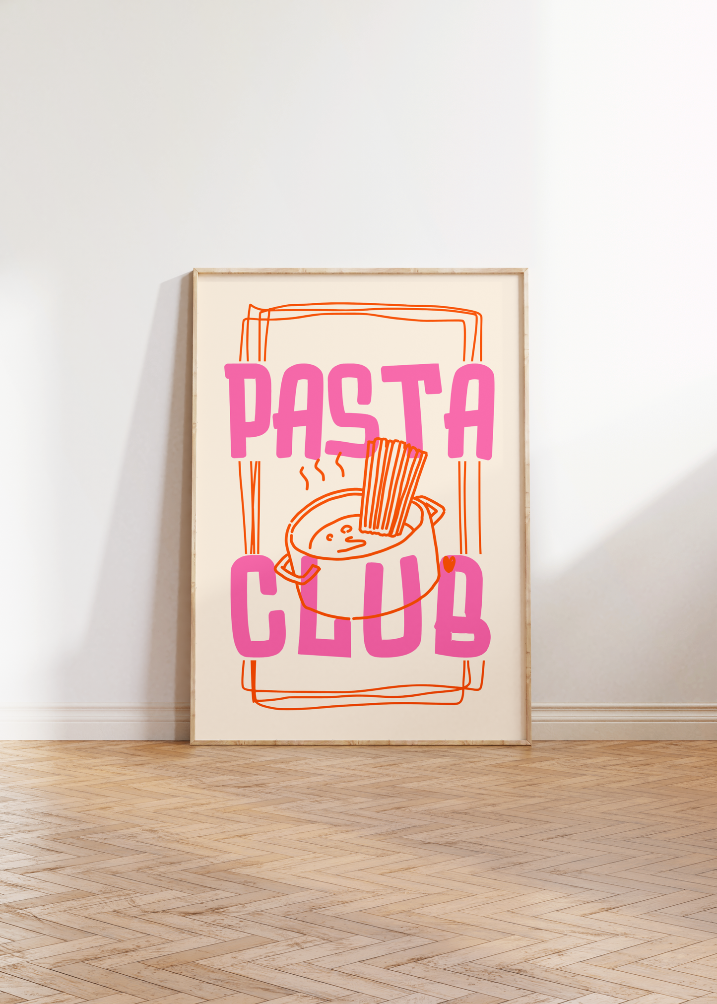 Pasta Club Print - BYHONEYSTUDIOS