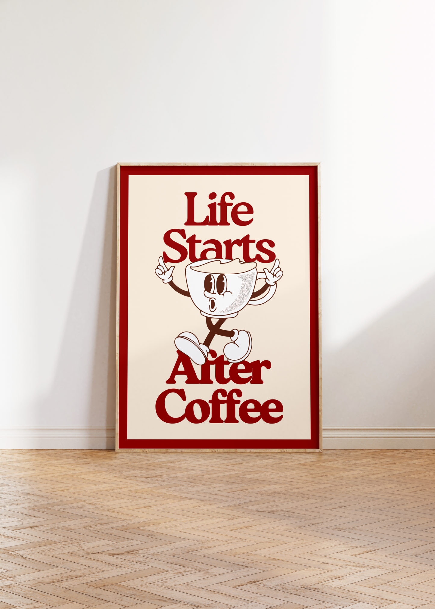 Life Starts After Coffee Print - BYHONEYSTUDIOS