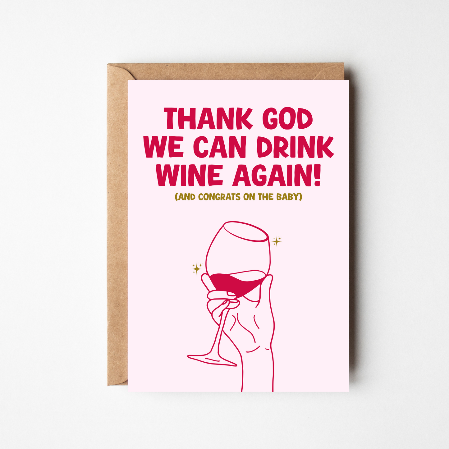 A6 Congrats New Baby Card