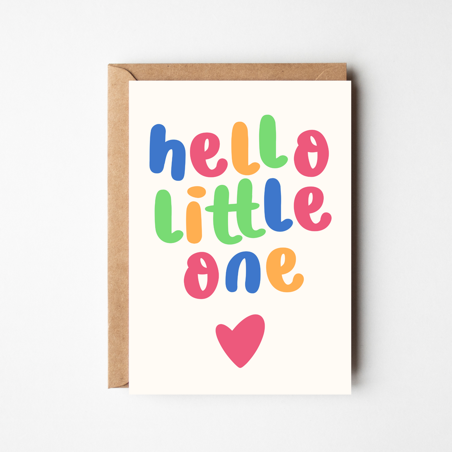 A6 Hello Little One Card
