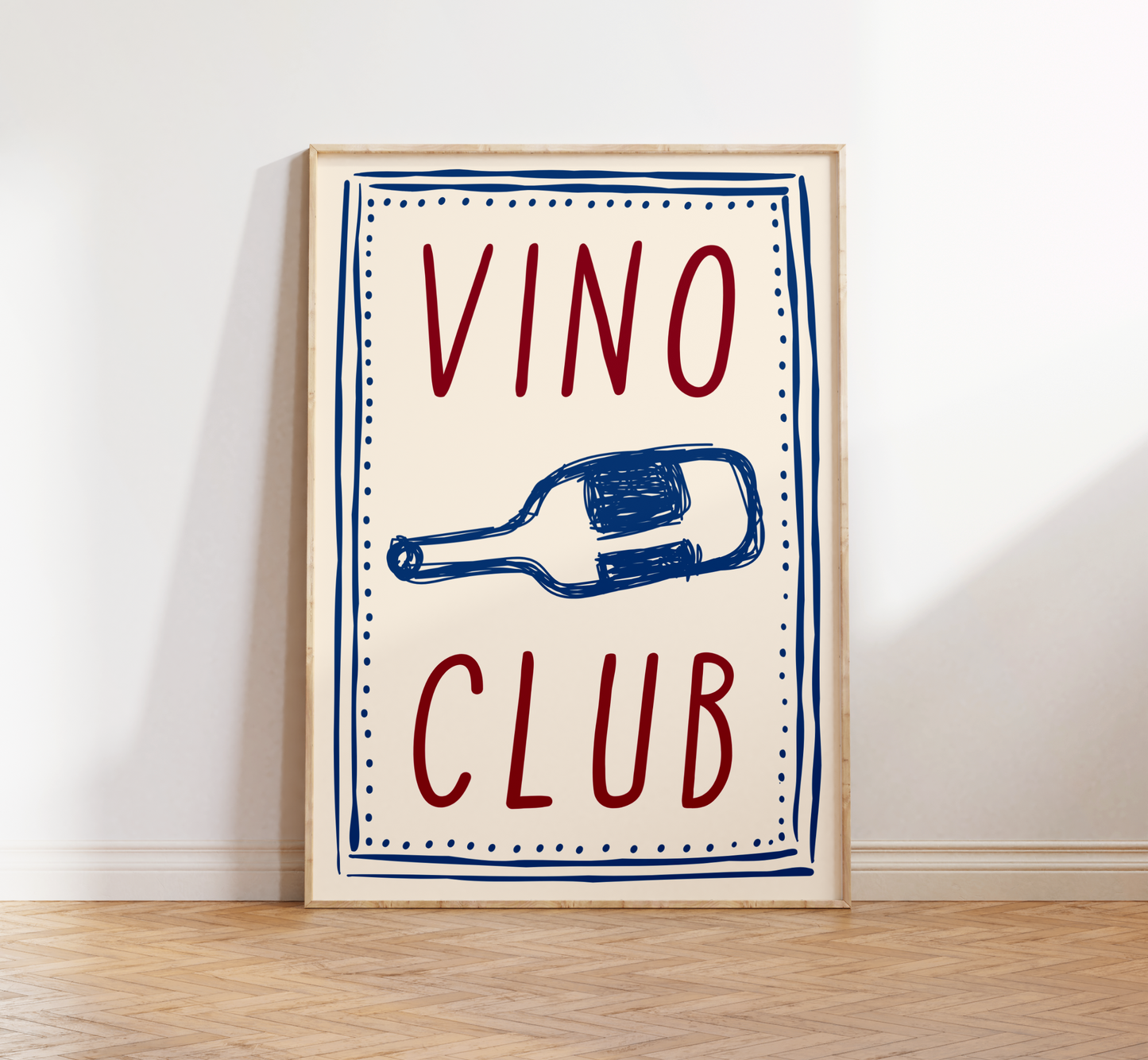 Vino Club Print - BYHONEYSTUDIOS