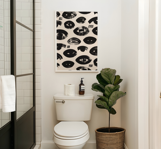 All Eyes On You Print - BYHONEYSTUDIOS