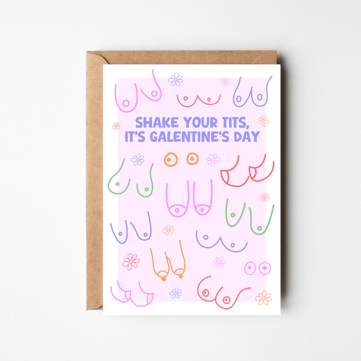 A6 Funny Galentines Day Card - BYHONEYSTUDIOS