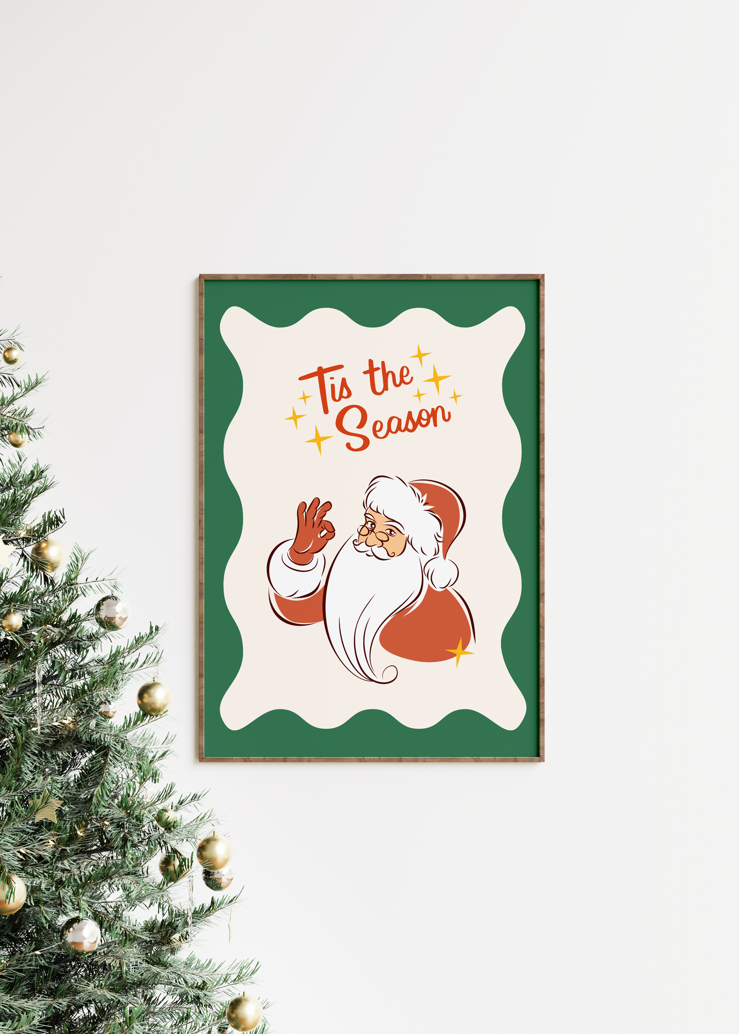 Tis The Season Christmas Print - BYHONEYSTUDIOS
