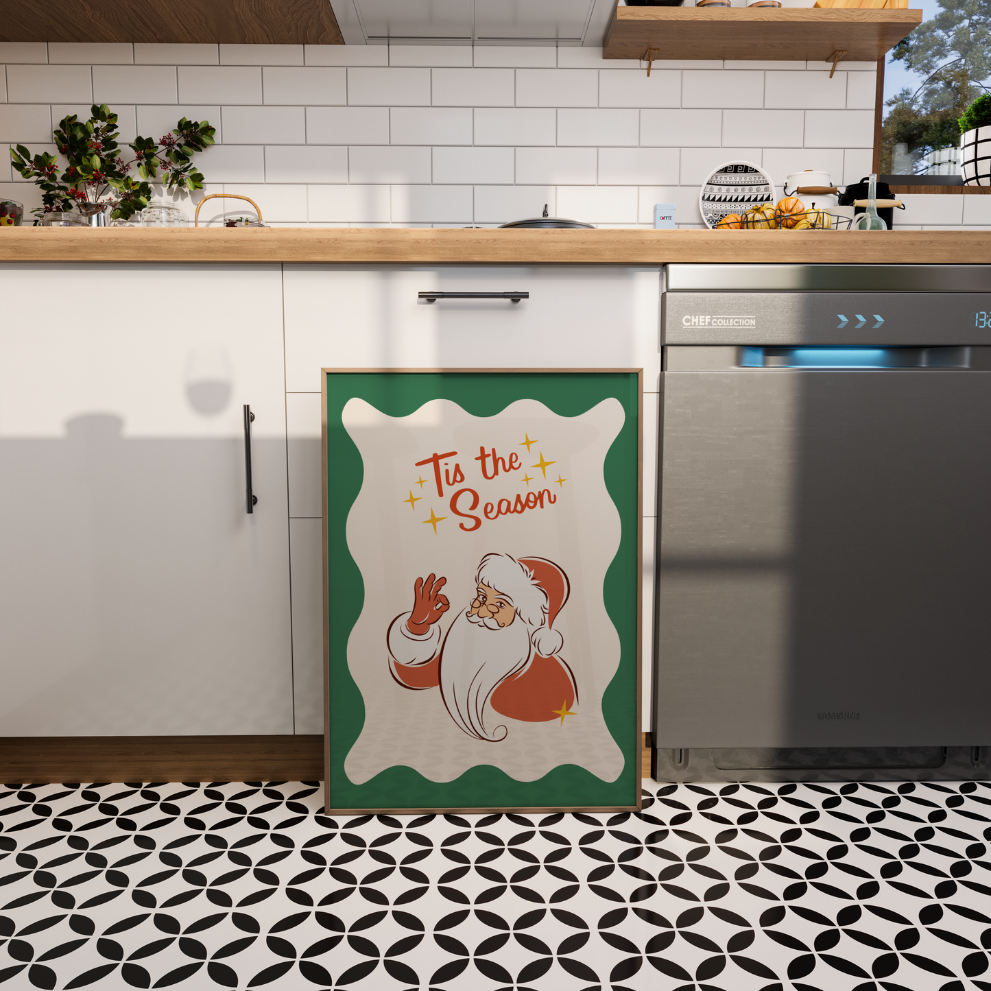 Tis The Season Christmas Print - BYHONEYSTUDIOS