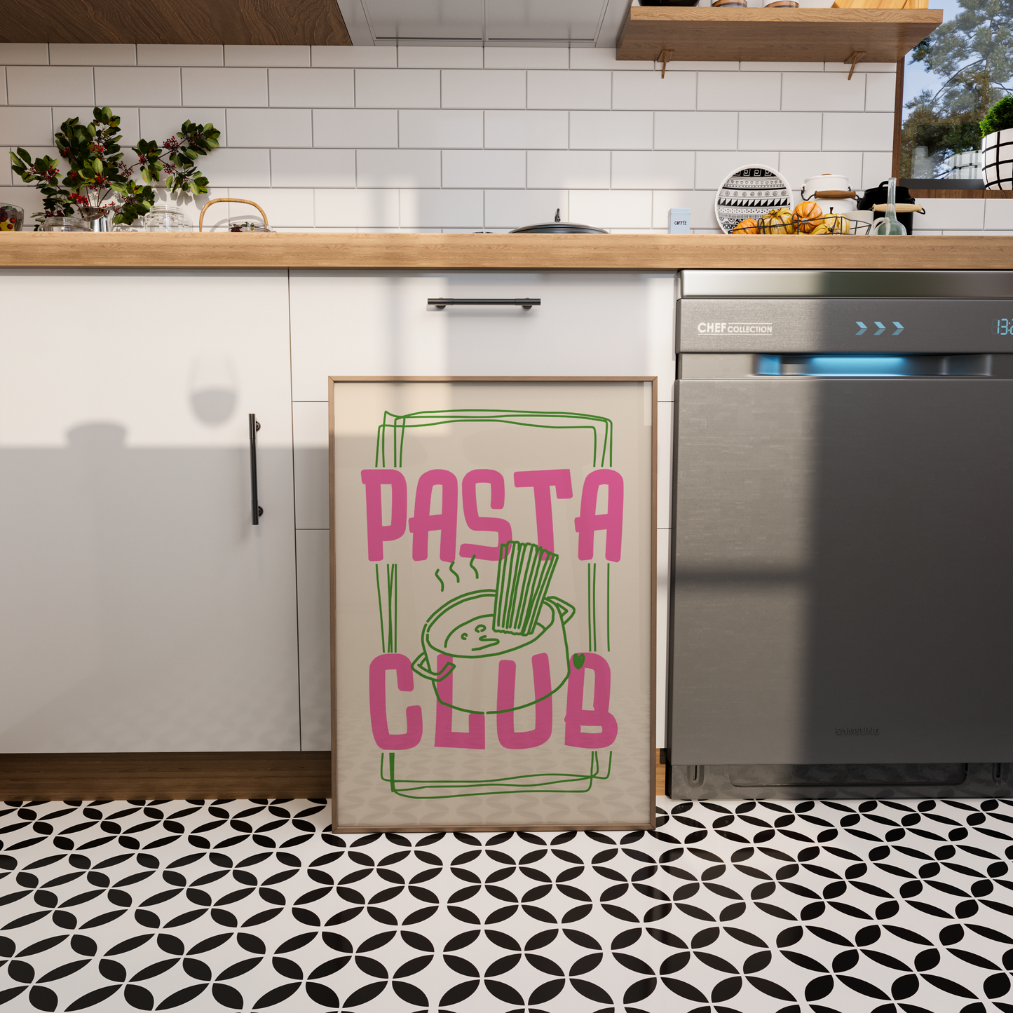 Pasta Club Print - BYHONEYSTUDIOS