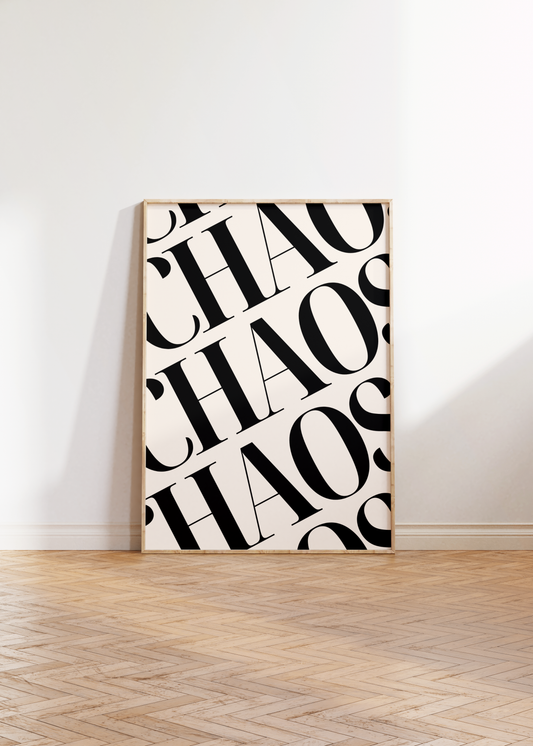 Chaos Print - BYHONEYSTUDIOS
