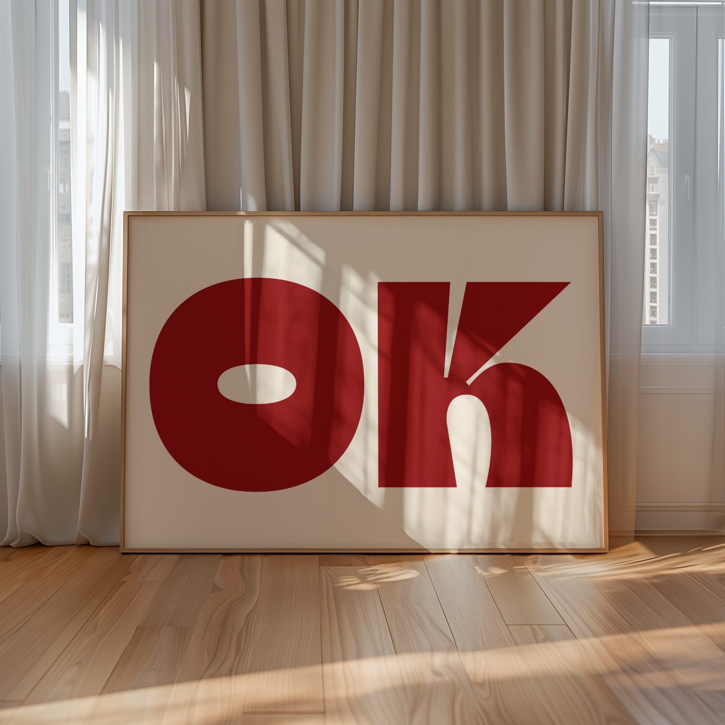 Bold OK Print - BYHONEYSTUDIOS