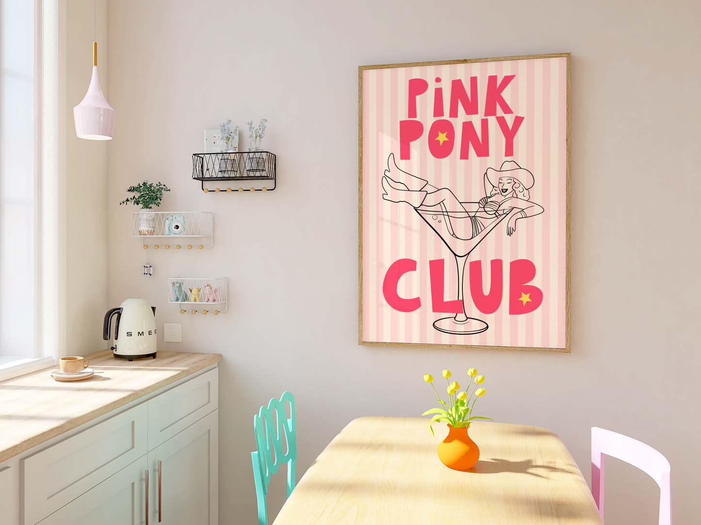 Pink Pony Club Print