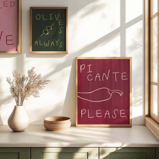 Picante Please Print - BYHONEYSTUDIOS