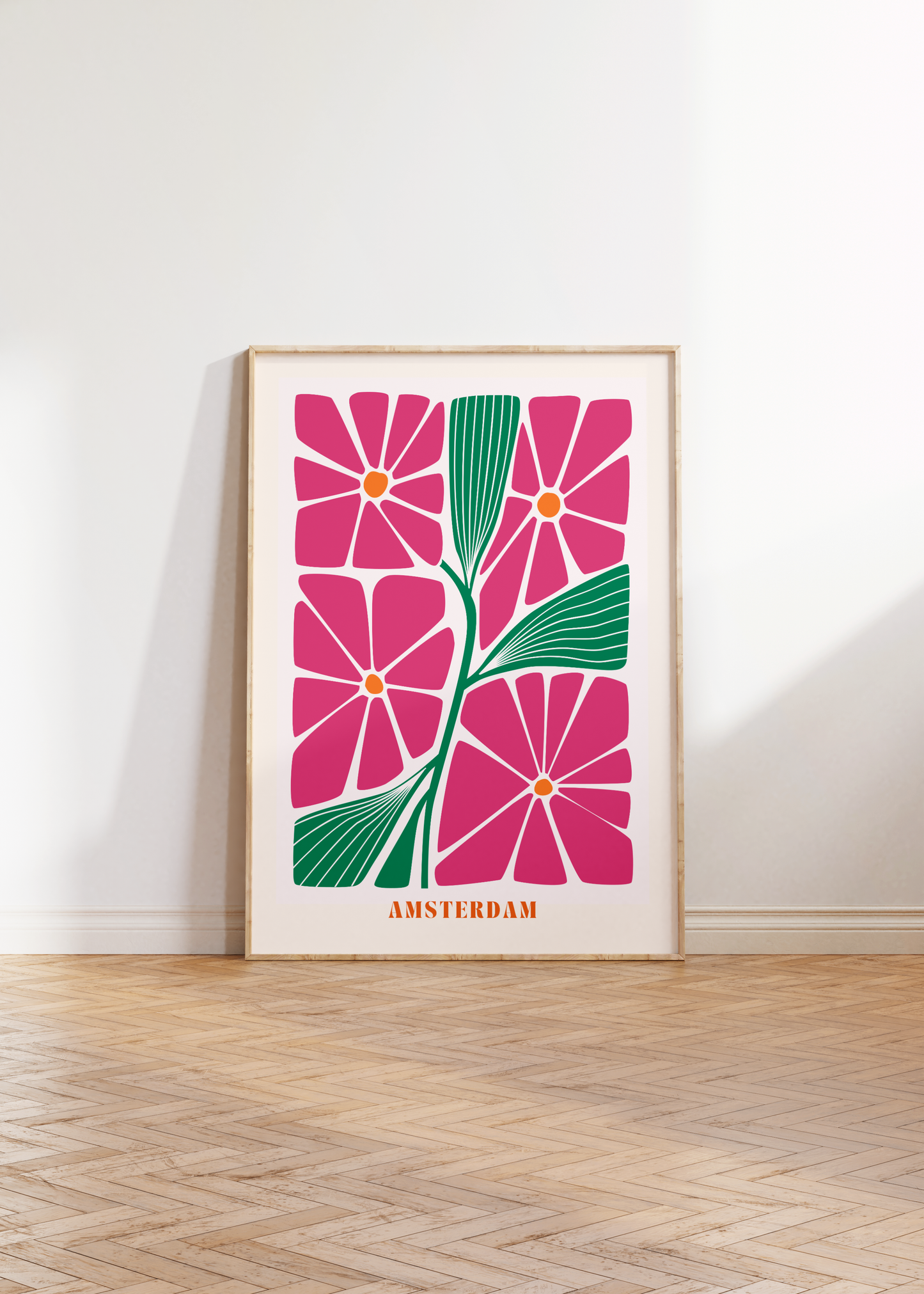 Amsterdam Flowers Print - BYHONEYSTUDIOS