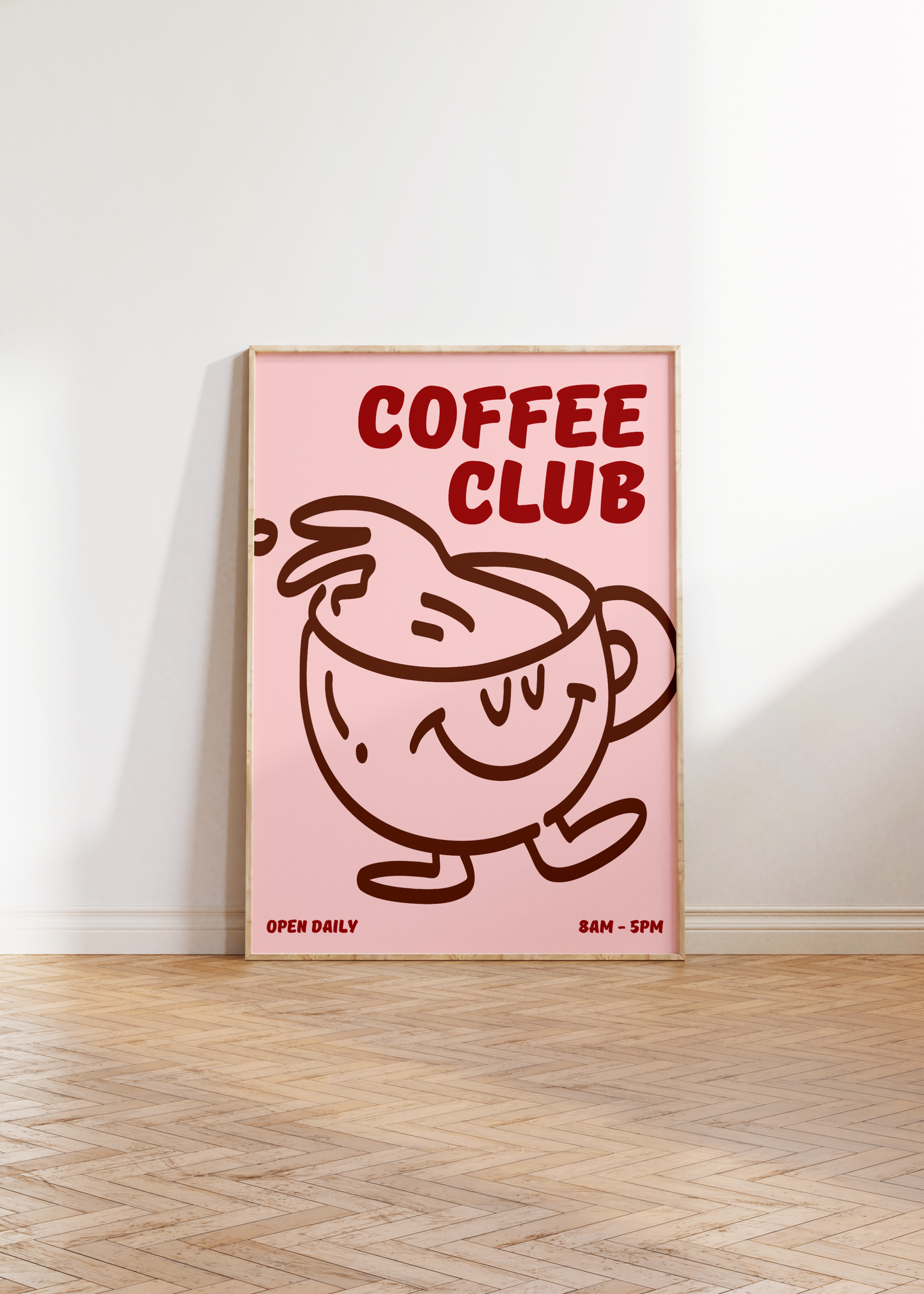 Coffee Club Print - BYHONEYSTUDIOS