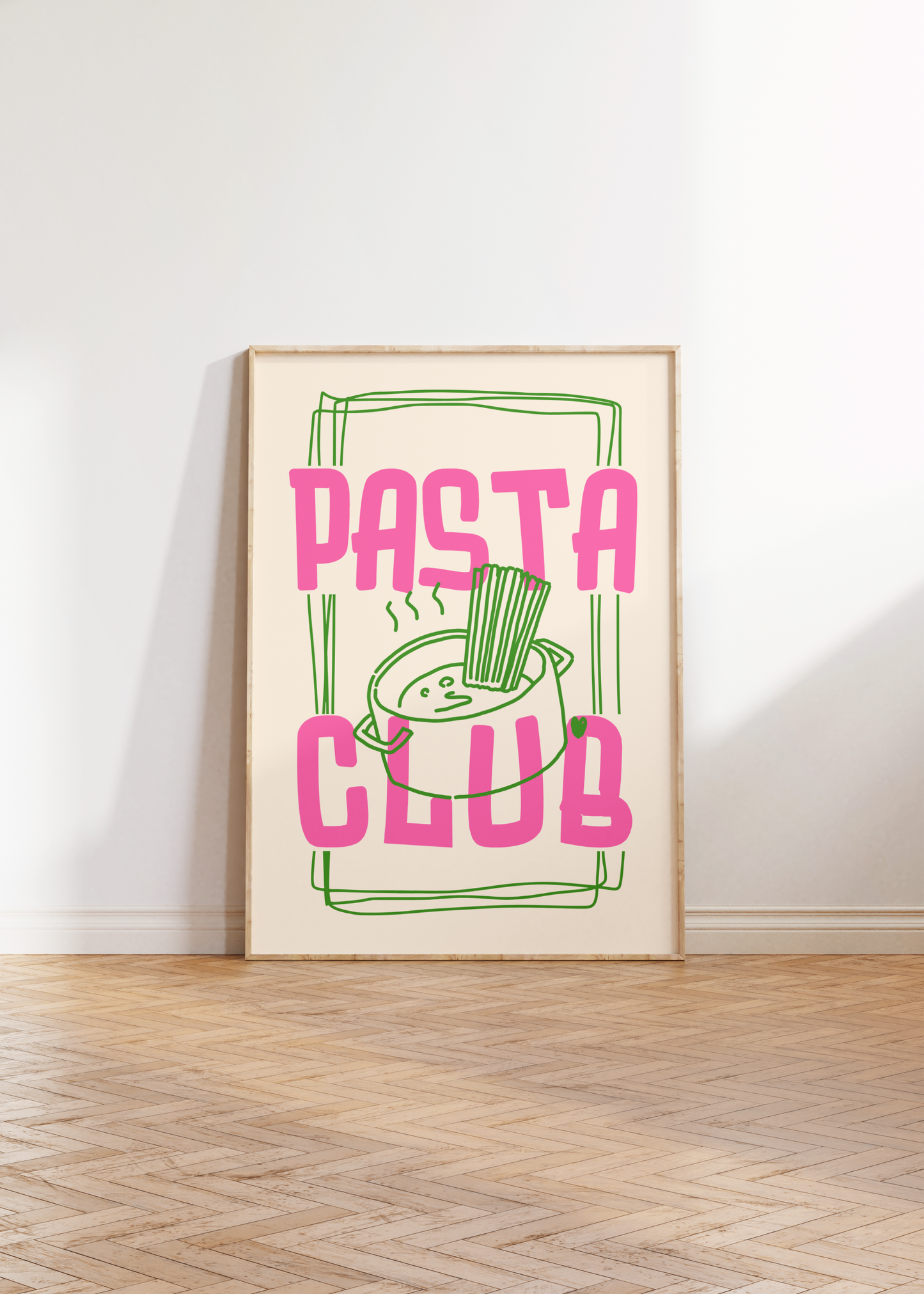 Pasta Club Print - BYHONEYSTUDIOS