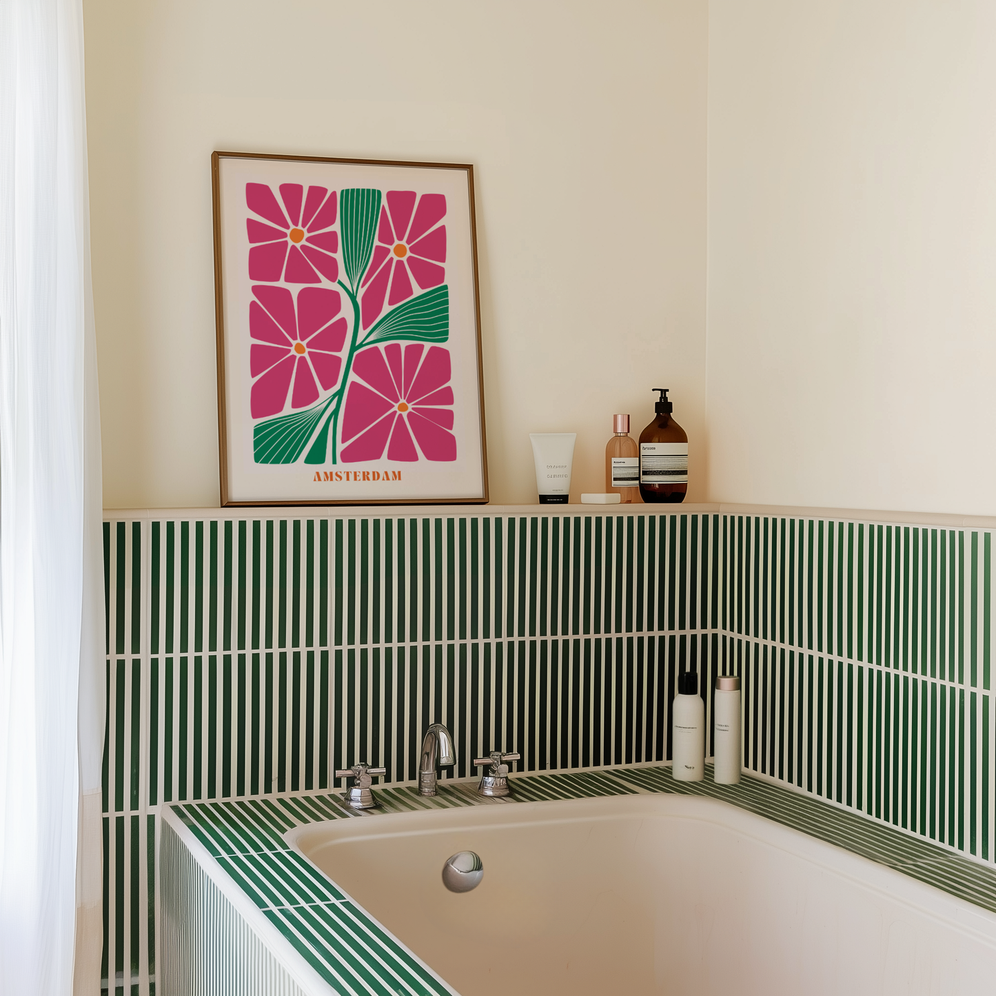 Amsterdam Flowers Print - BYHONEYSTUDIOS