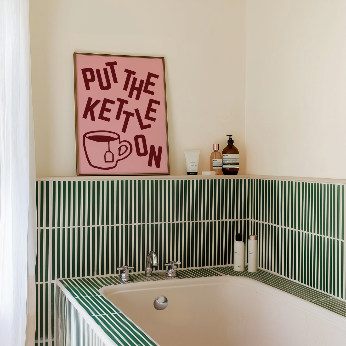 Put The Kettle On Print - BYHONEYSTUDIOS