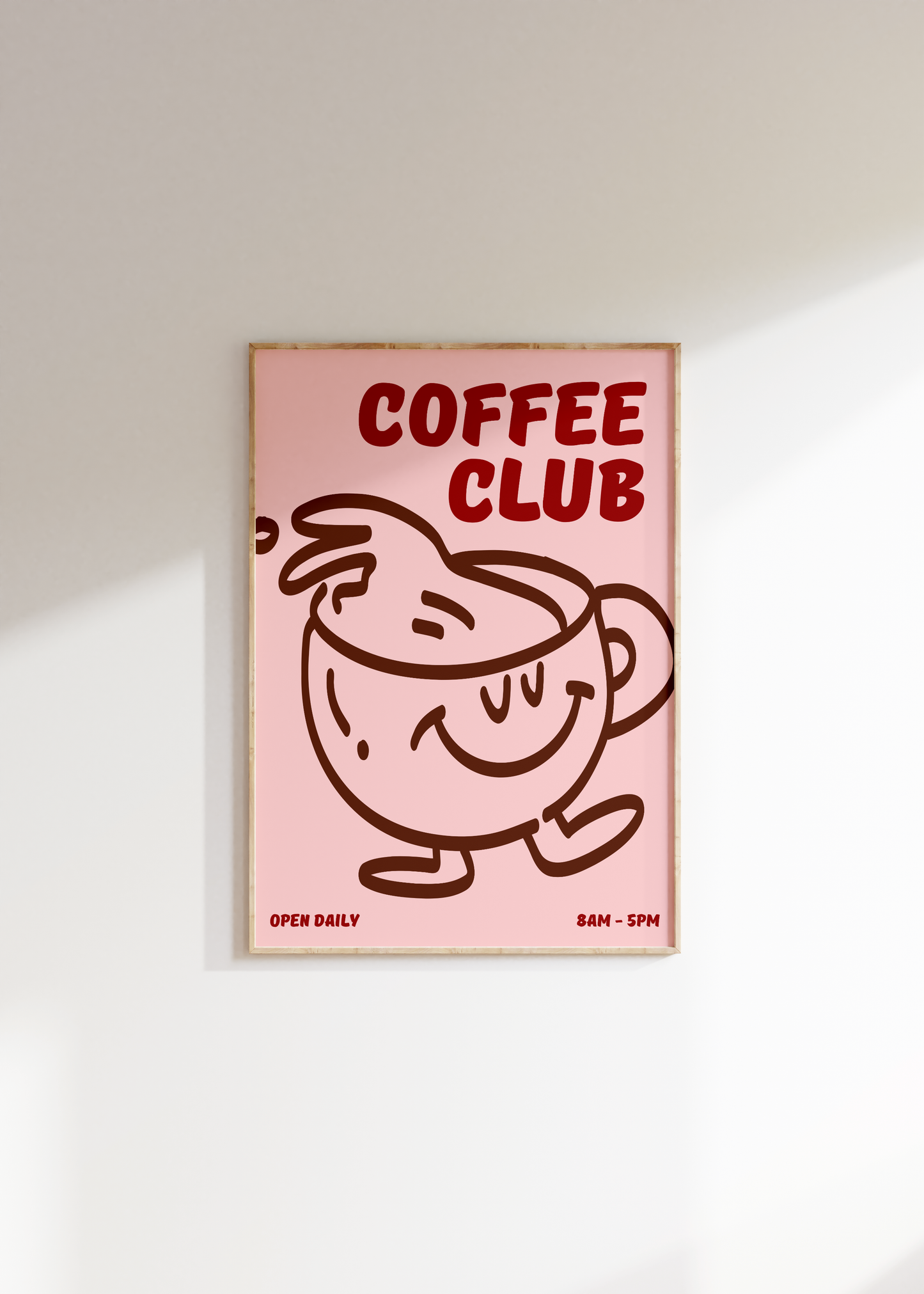 Coffee Club Print - BYHONEYSTUDIOS