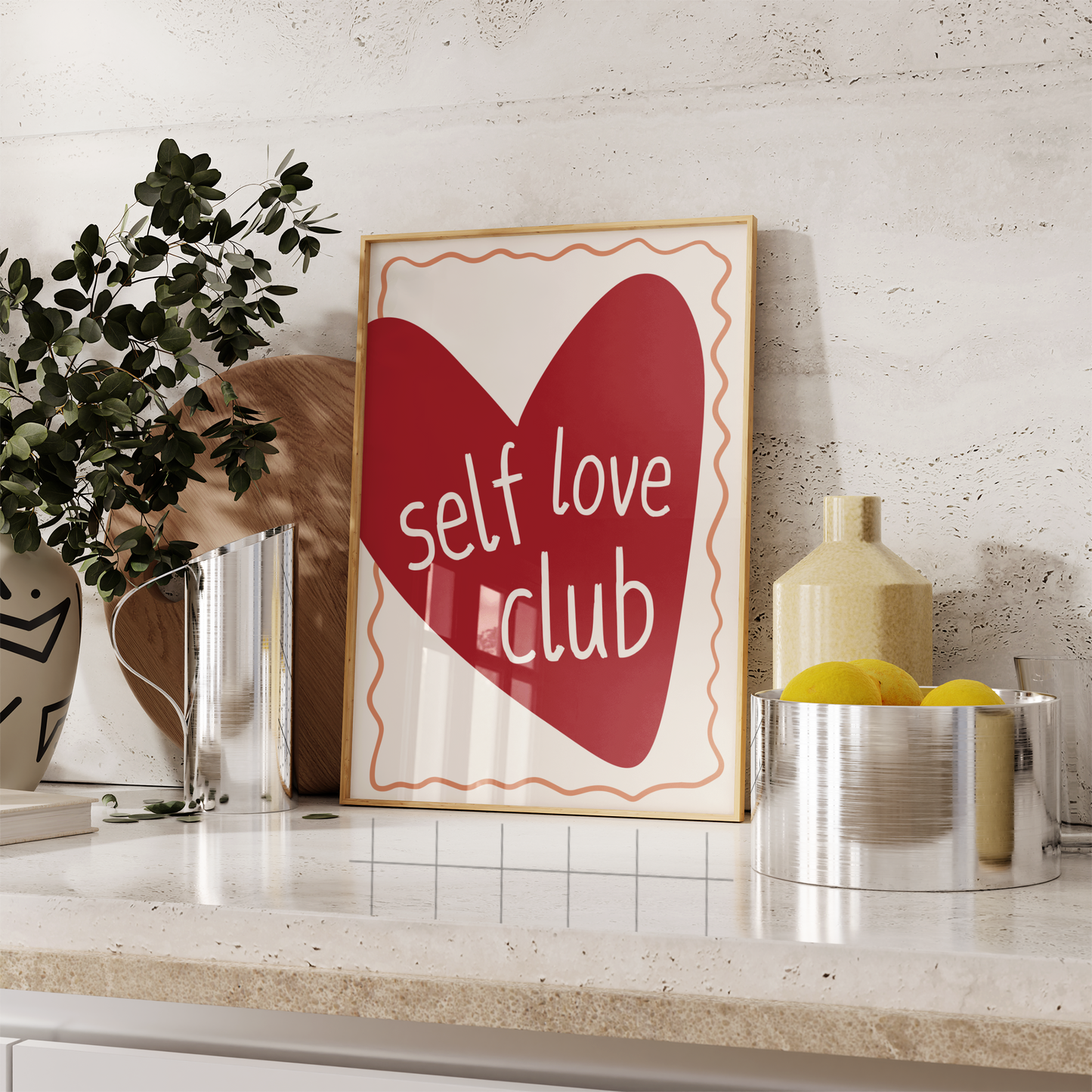 Self Love Club Print - BYHONEYSTUDIOS