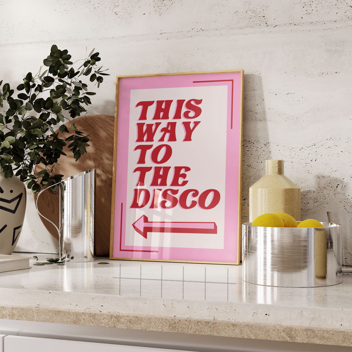 To The Disco Print - BYHONEYSTUDIOS