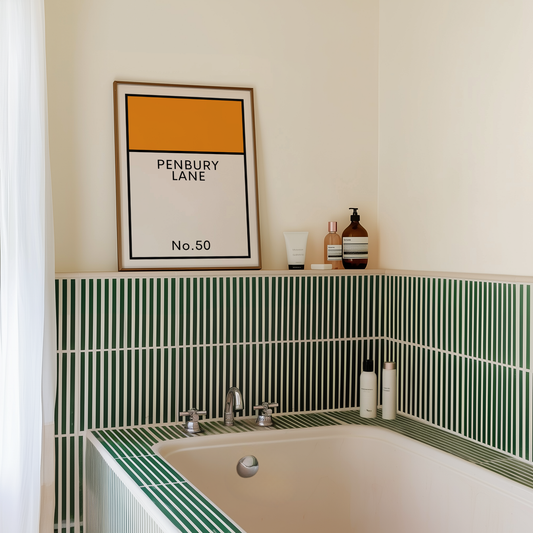 Personalised Street Name Print - BYHONEYSTUDIOS