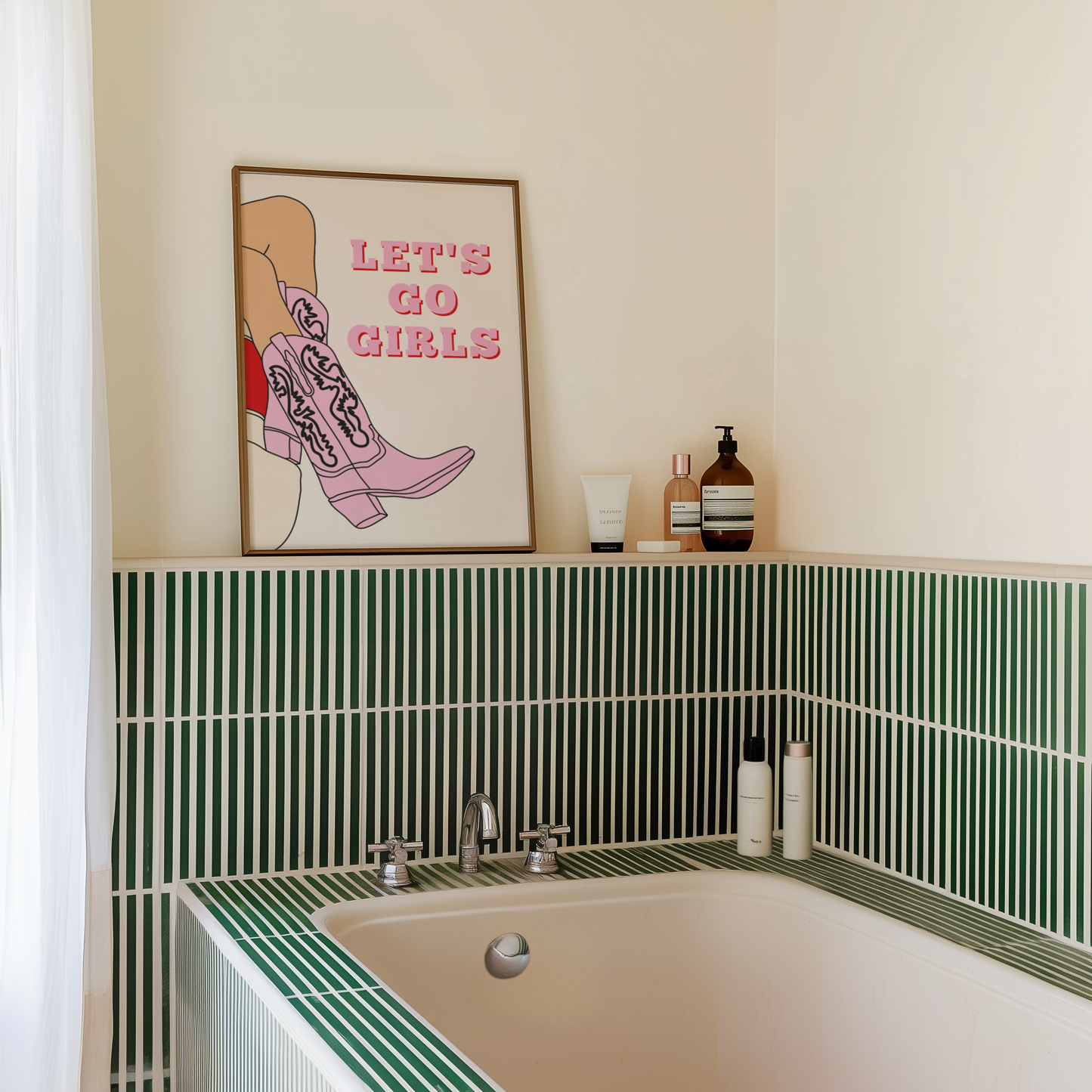 Lets Go Girls Print - BYHONEYSTUDIOS