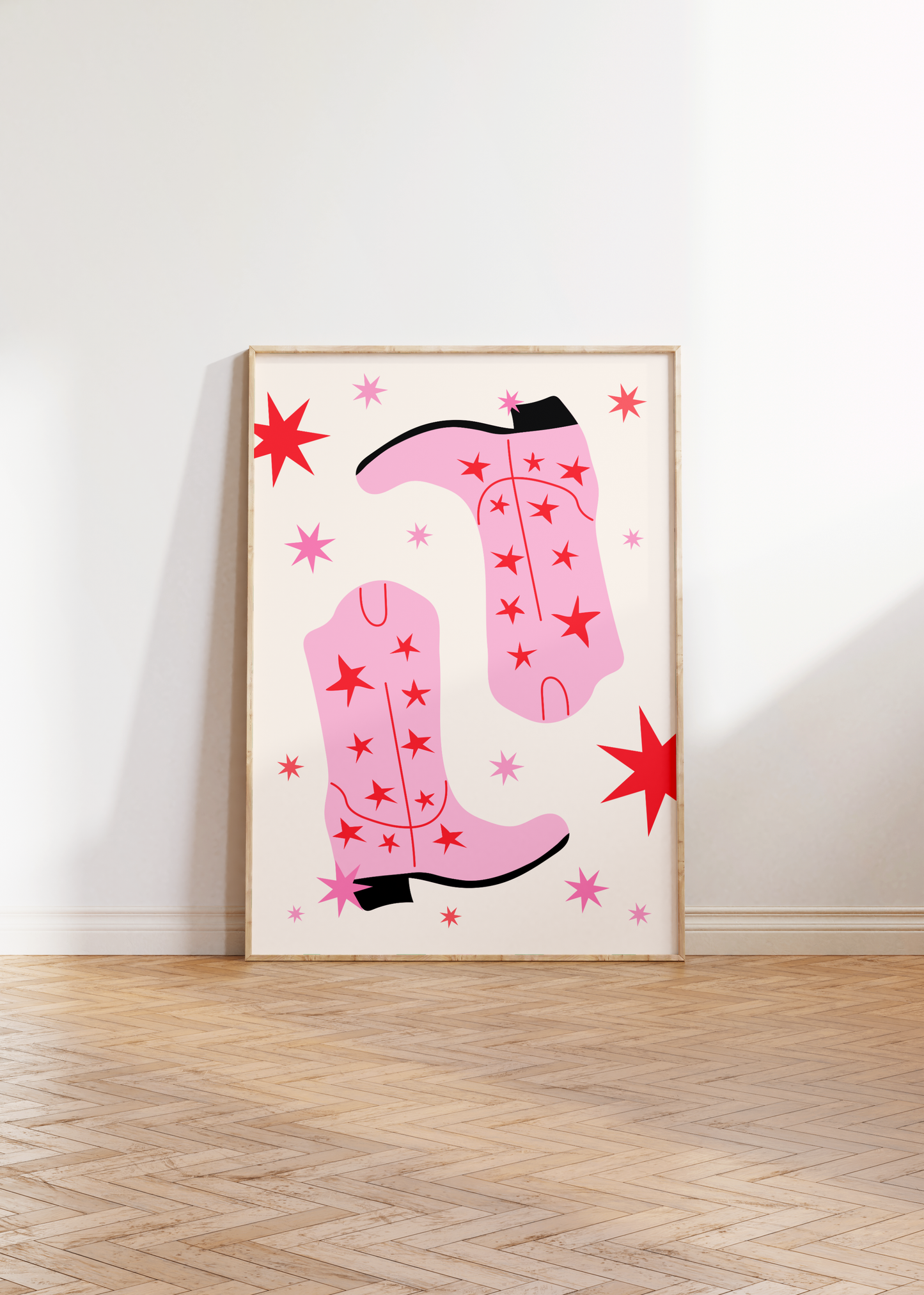 Cowboy Boots Print - BYHONEYSTUDIOS