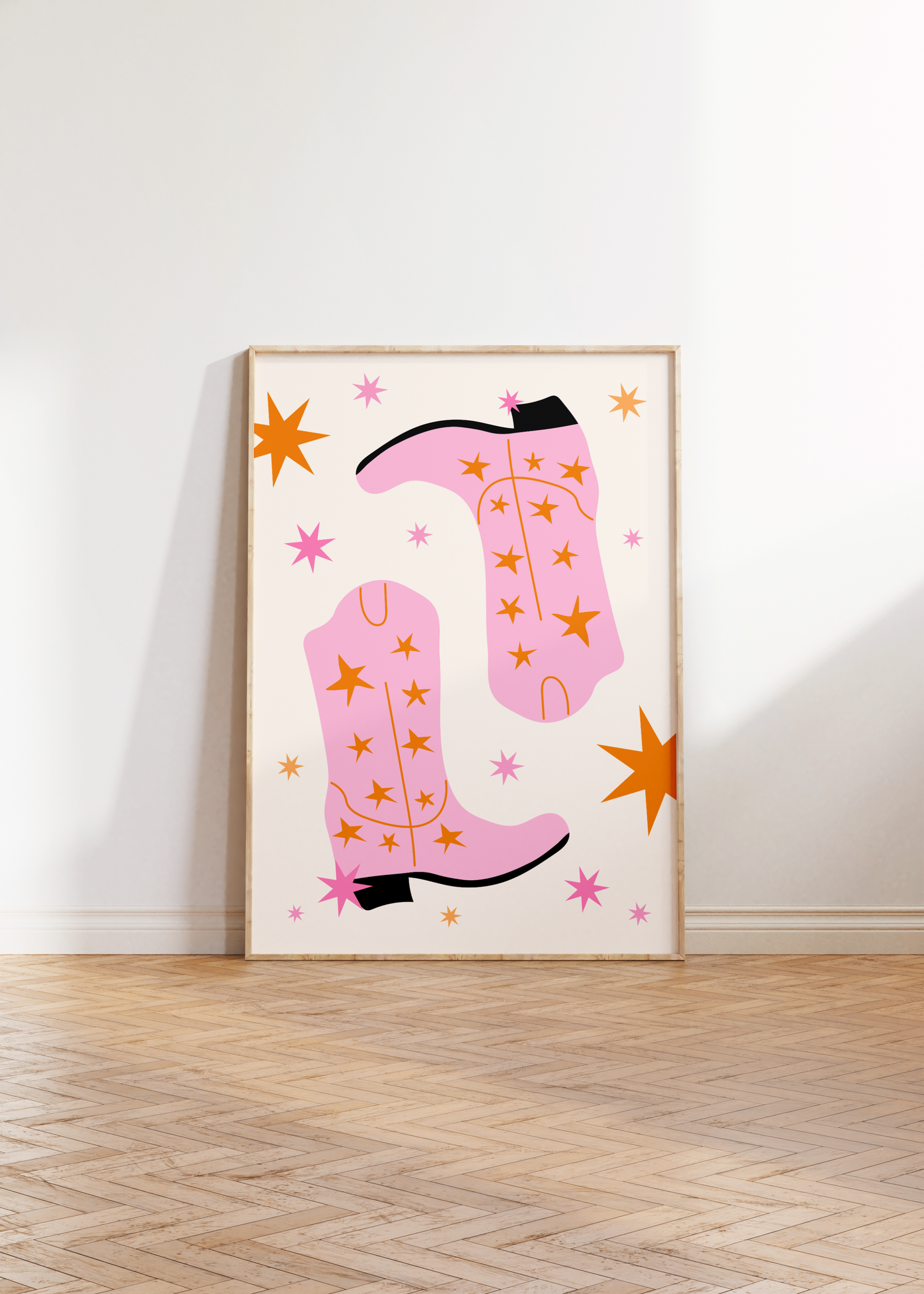 Cowboy Boots Print - BYHONEYSTUDIOS