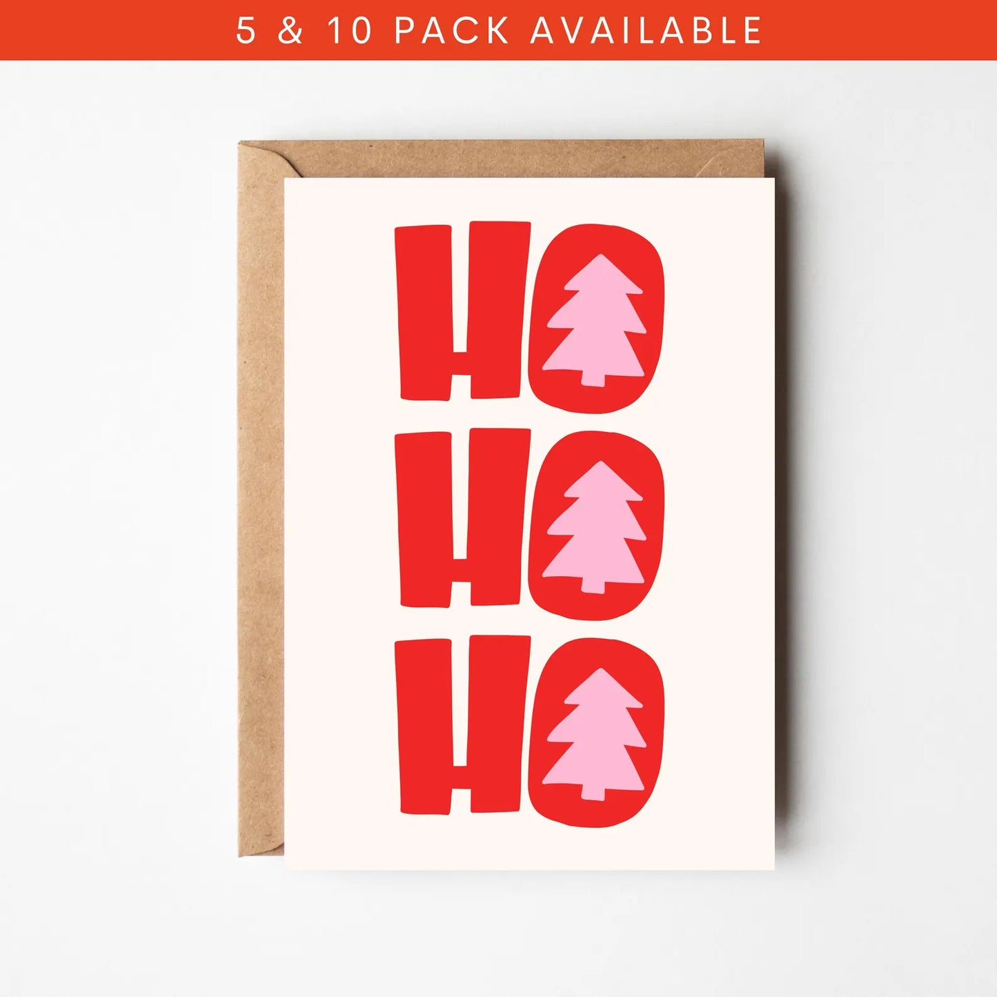 A6 Ho Ho Ho Christmas Card