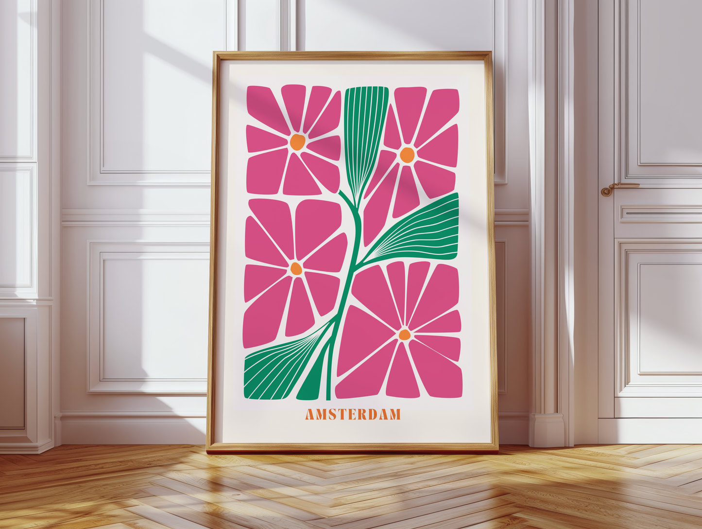 Amsterdam Flowers Print - BYHONEYSTUDIOS
