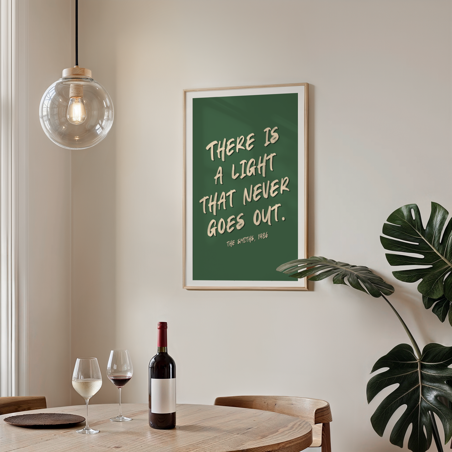 The Smiths Lyrics Print - BYHONEYSTUDIOS