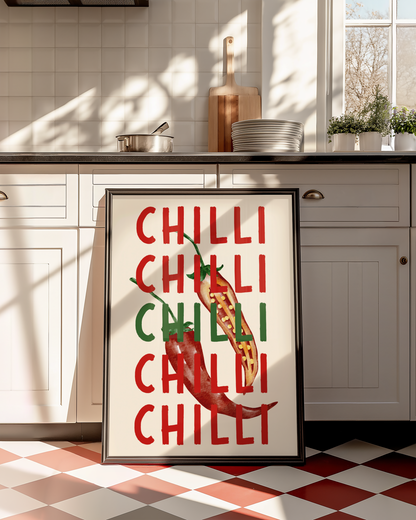 Chilli Repeat Print