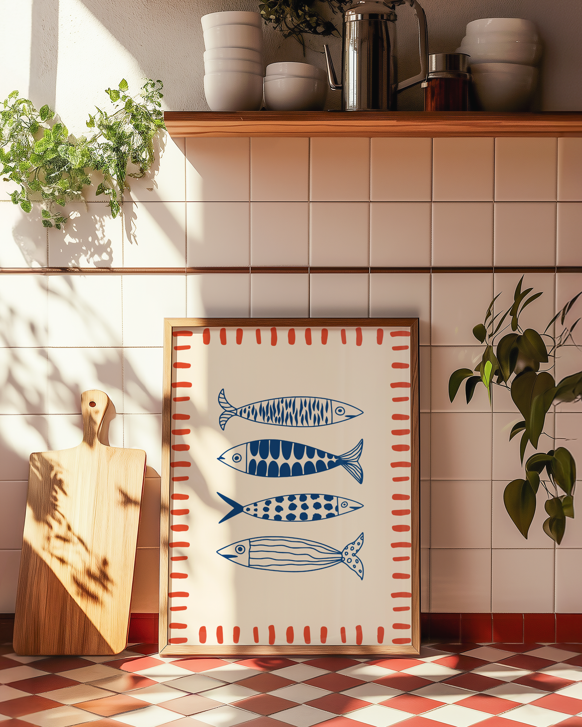 Sardines Fish Print - BYHONEYSTUDIOS
