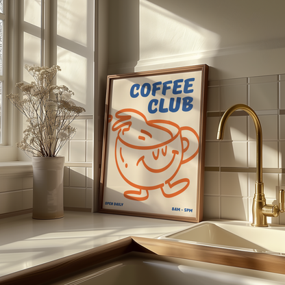Coffee Club Print