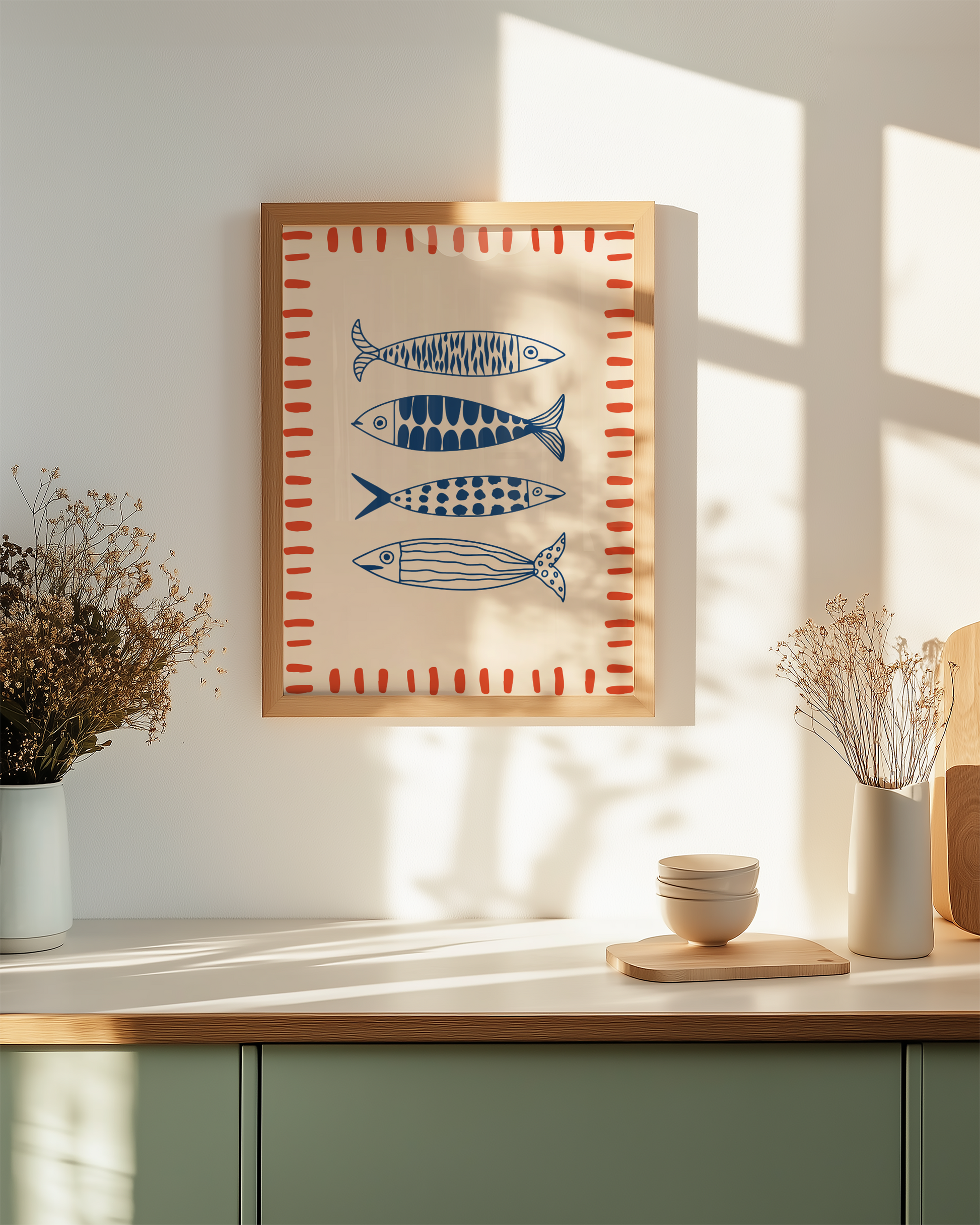 Sardines Fish Print - BYHONEYSTUDIOS