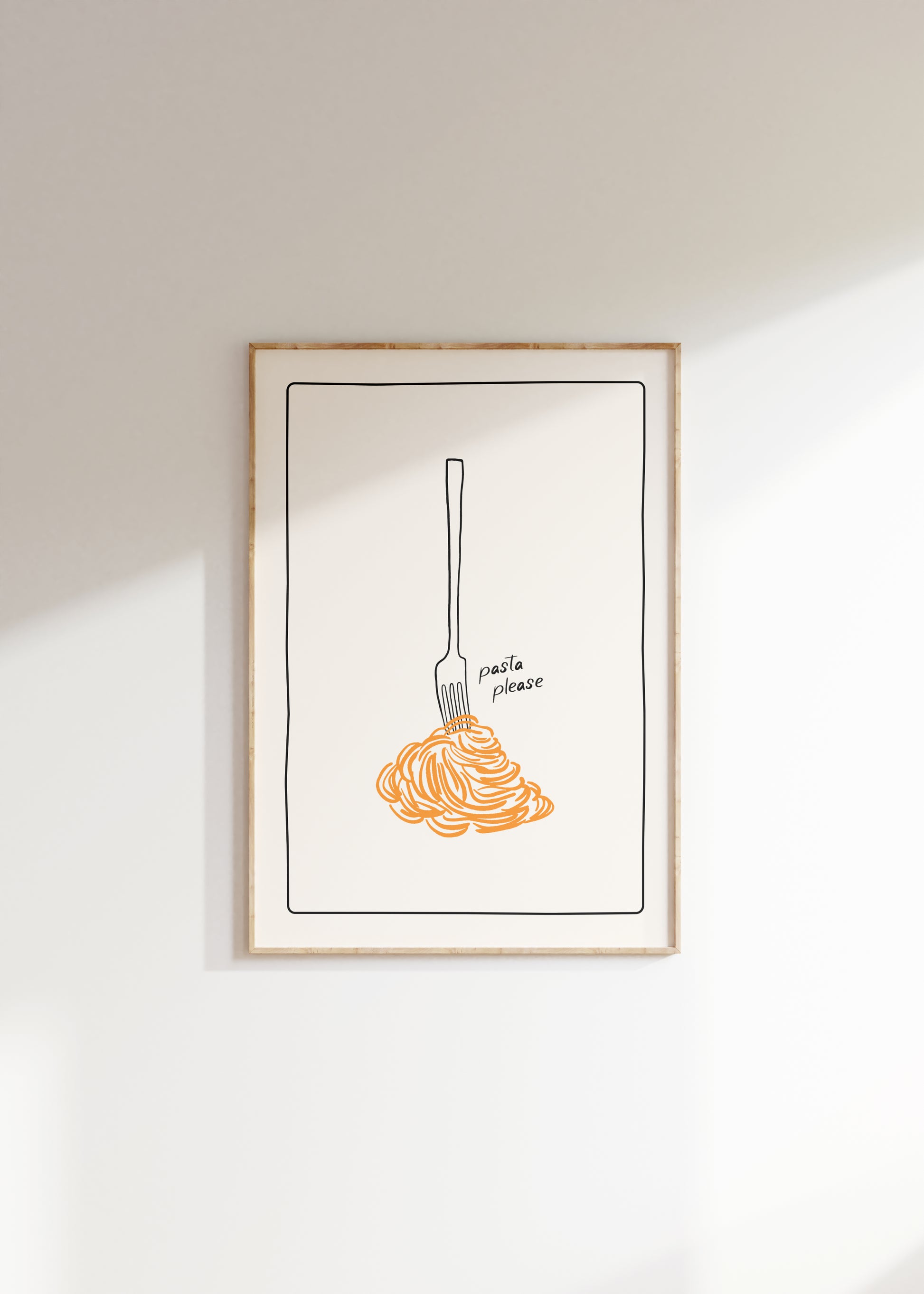 Pasta Please Print - BYHONEYSTUDIOS