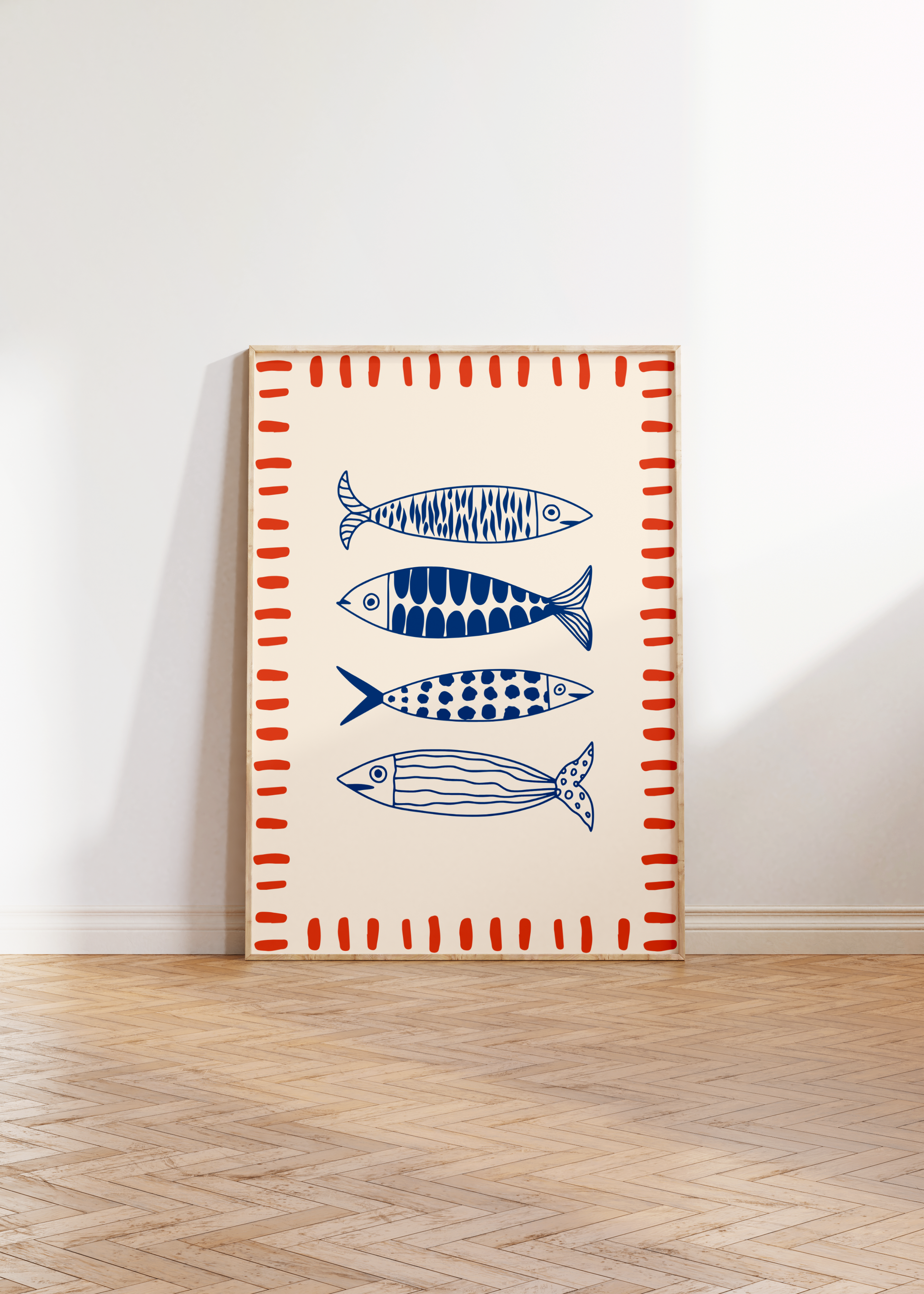 Sardines Fish Print - BYHONEYSTUDIOS