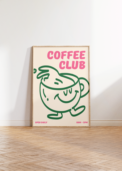 Coffee Club Print