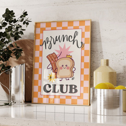 Brunch Club Print - BYHONEYSTUDIOS