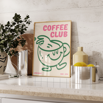 Coffee Club Print