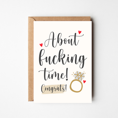 A6 About Fucking Time Card