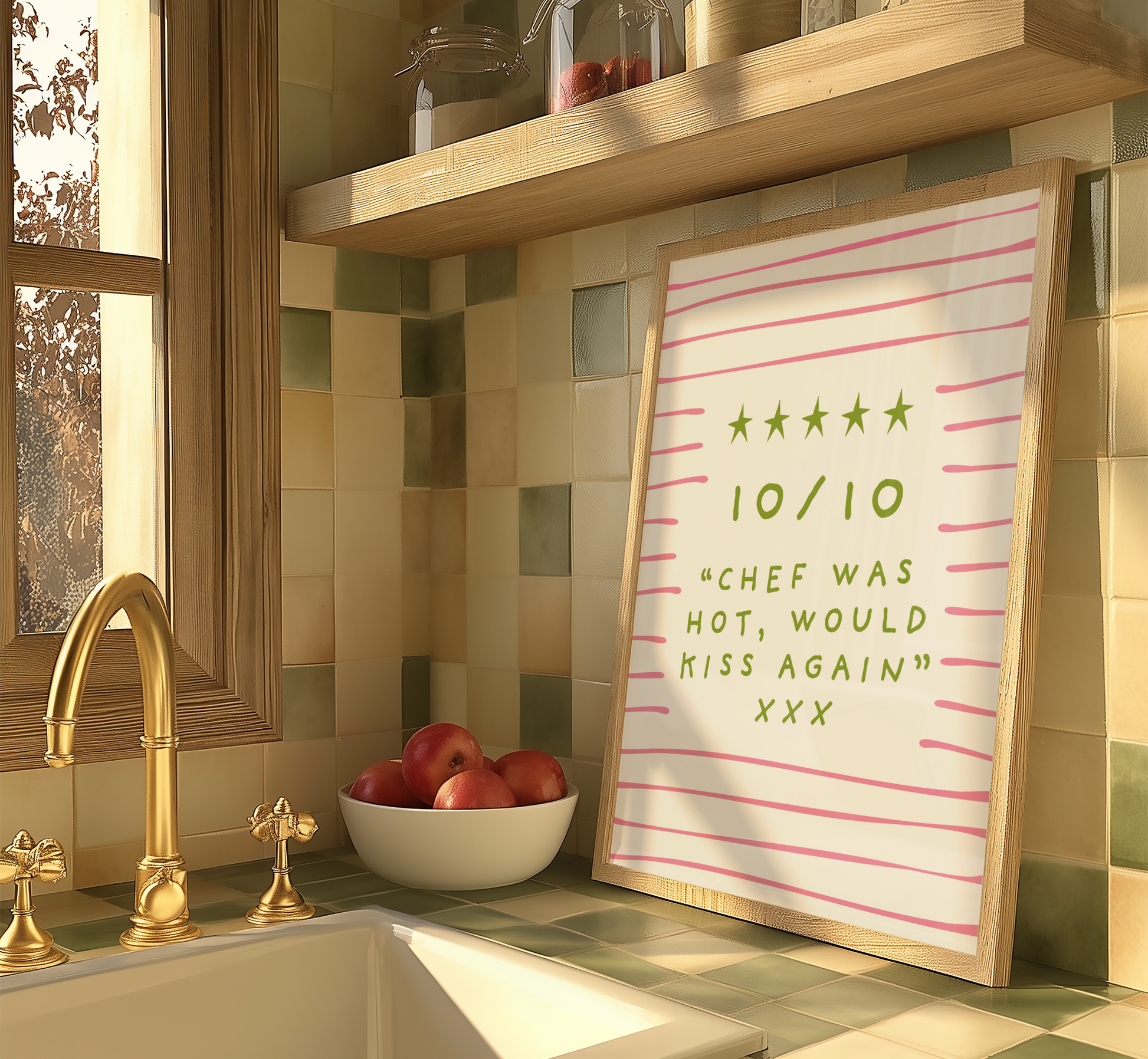 Chef Was Hot Print - BYHONEYSTUDIOS