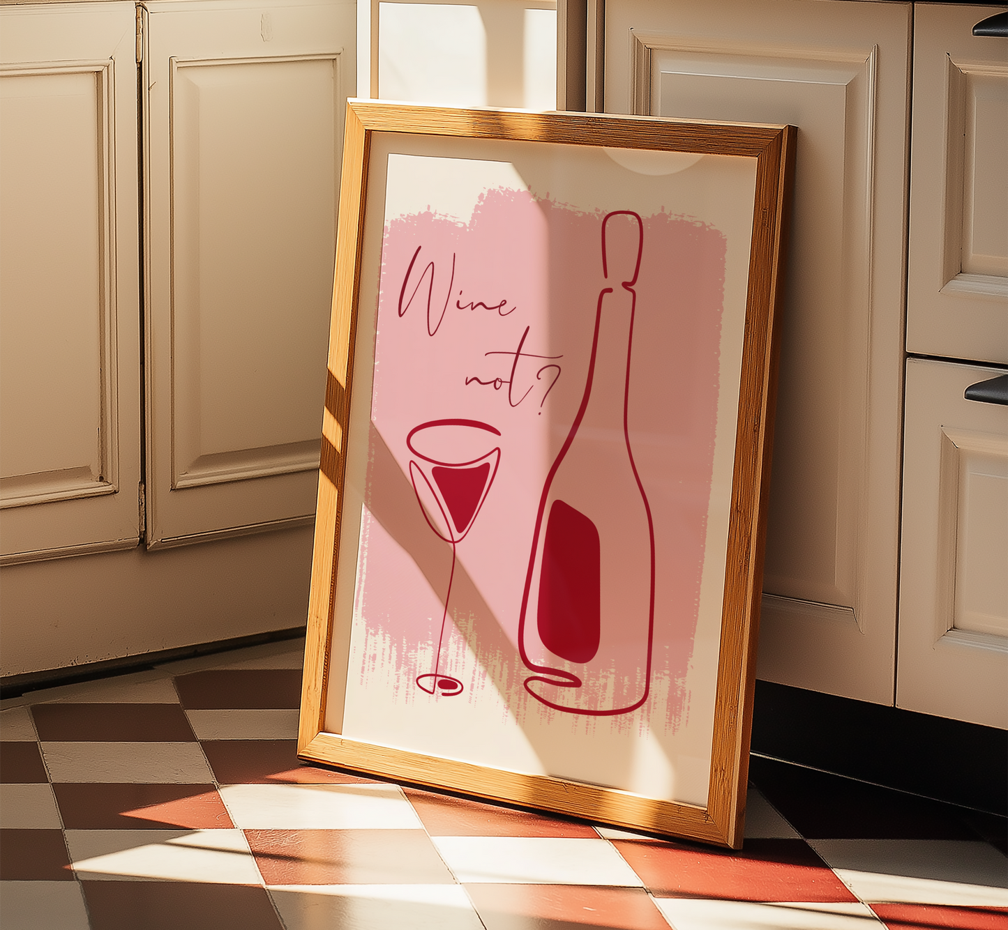 Wine Not? Print - BYHONEYSTUDIOS
