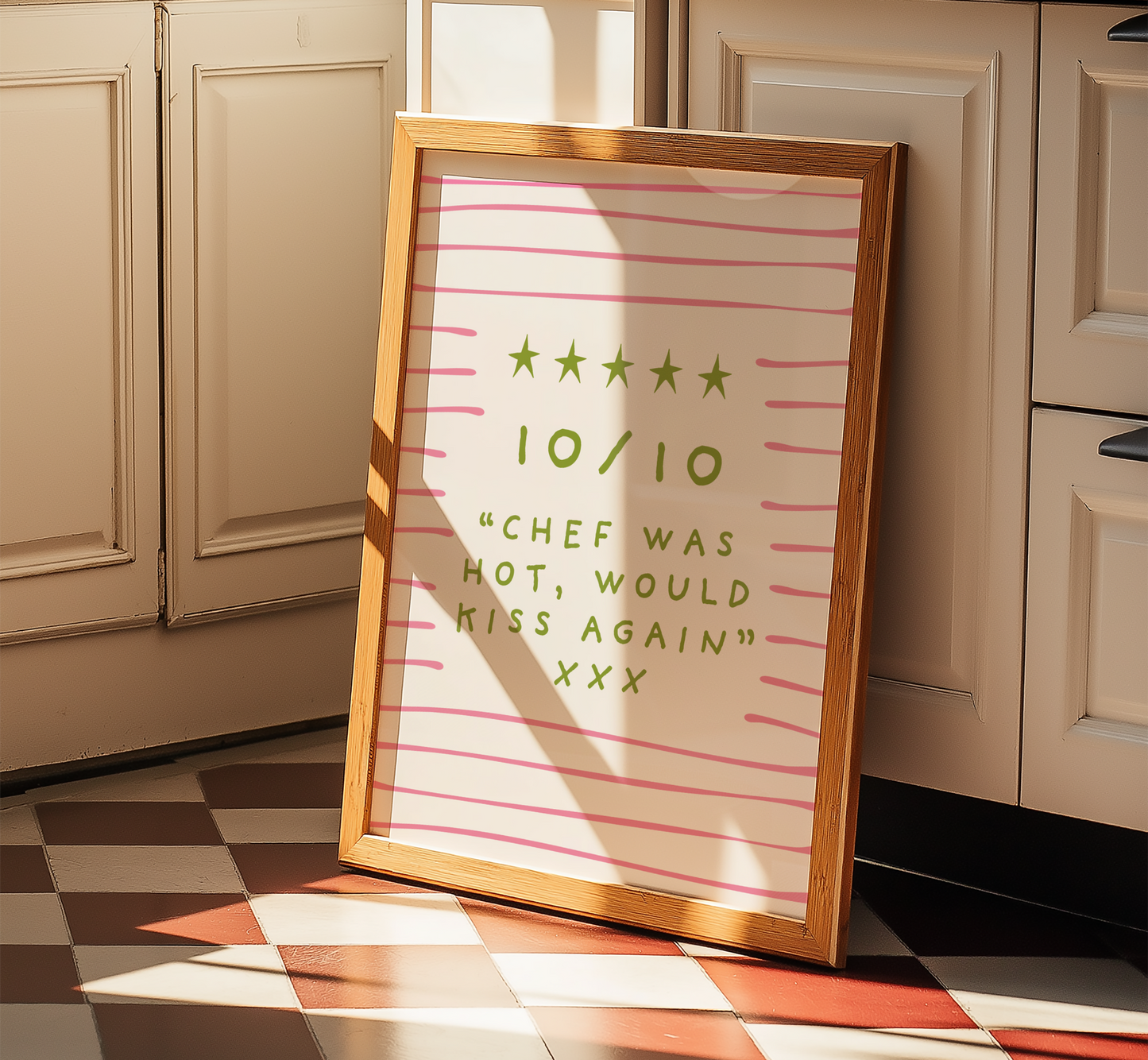 Chef Was Hot Print - BYHONEYSTUDIOS
