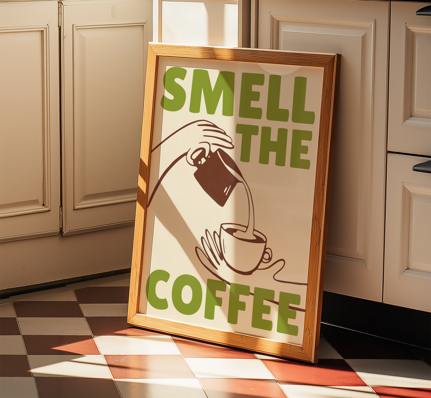 Smell The Coffee Print - BYHONEYSTUDIOS